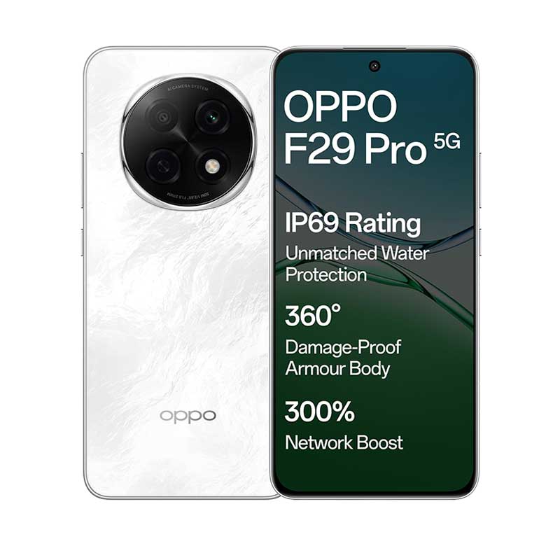 Picture of Oppo F29 Pro 5G  (8GB RAM, 256GB, Marble White)